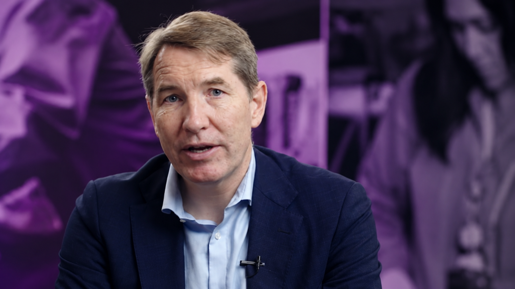 Ron Keesing discussing artificial intelligence at Leidos
